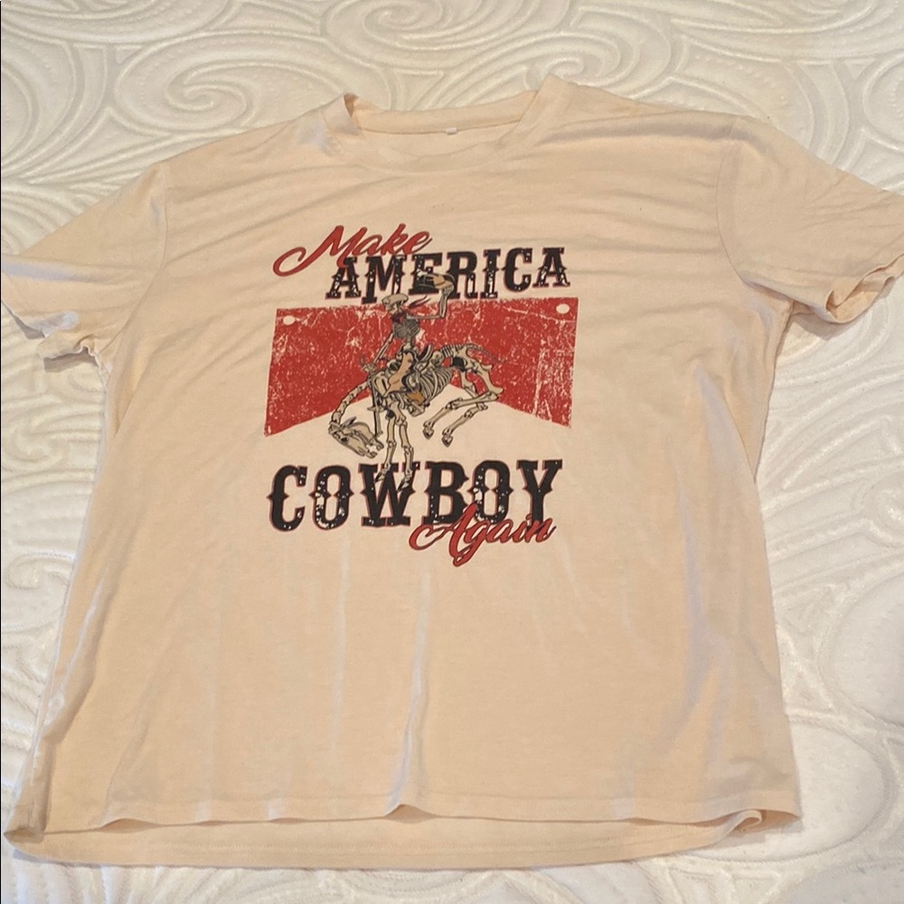 Graphic Beige T-Shirt